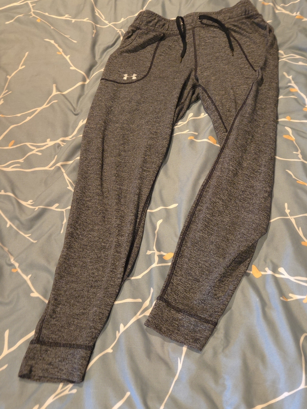 Under Armour Gray Heather Jogger Sweatpants Size Small - Picture 4 of 14